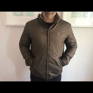 Men’s Nylon Hooded Windbreaker Jacket